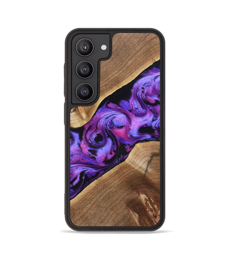 Galaxy S23 Wood Phone Case - Corey (Purple, 827339)