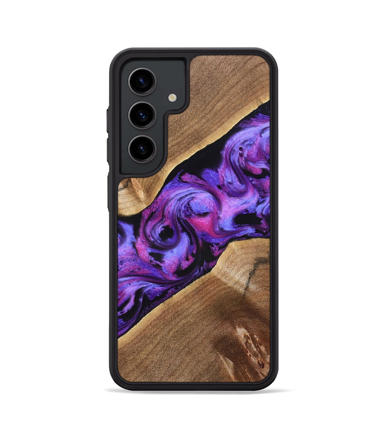 Galaxy S24 Wood Phone Case - Corey (Purple, 827339)