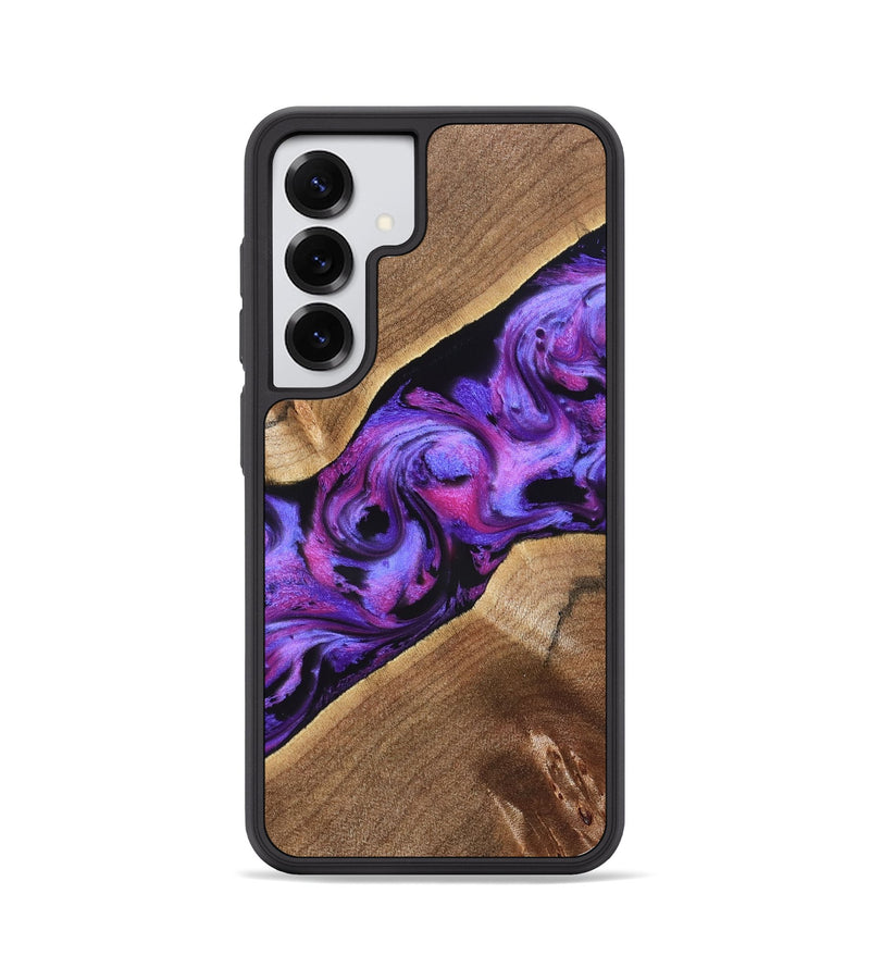 Galaxy S25 Wood Phone Case - Corey (Purple, 827339)