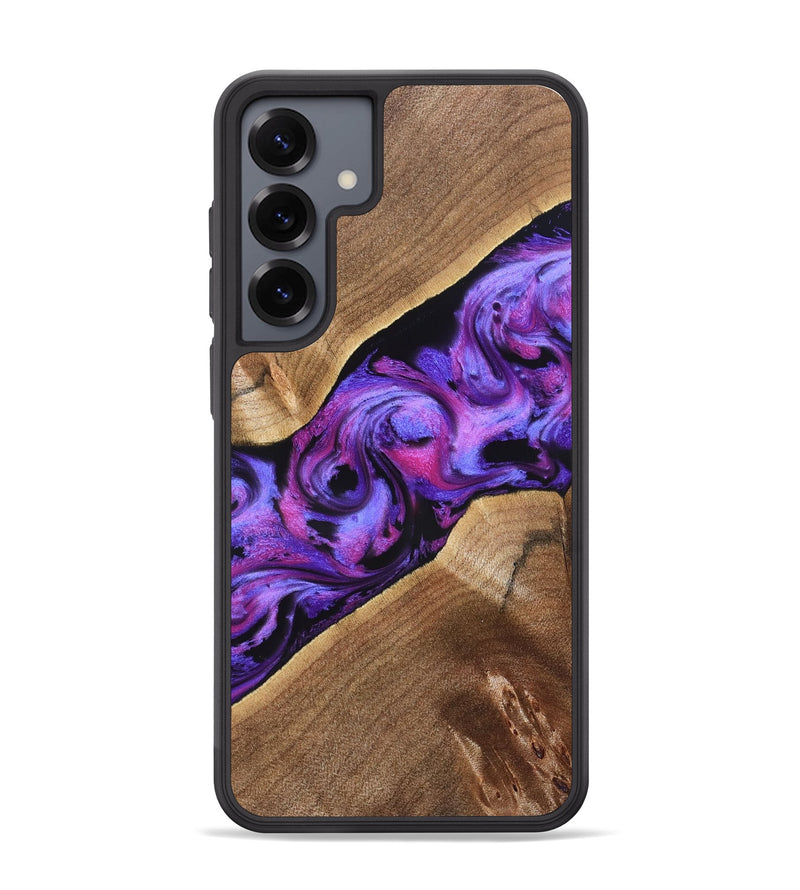 Galaxy S25 Plus Wood Phone Case - Corey (Purple, 827339)