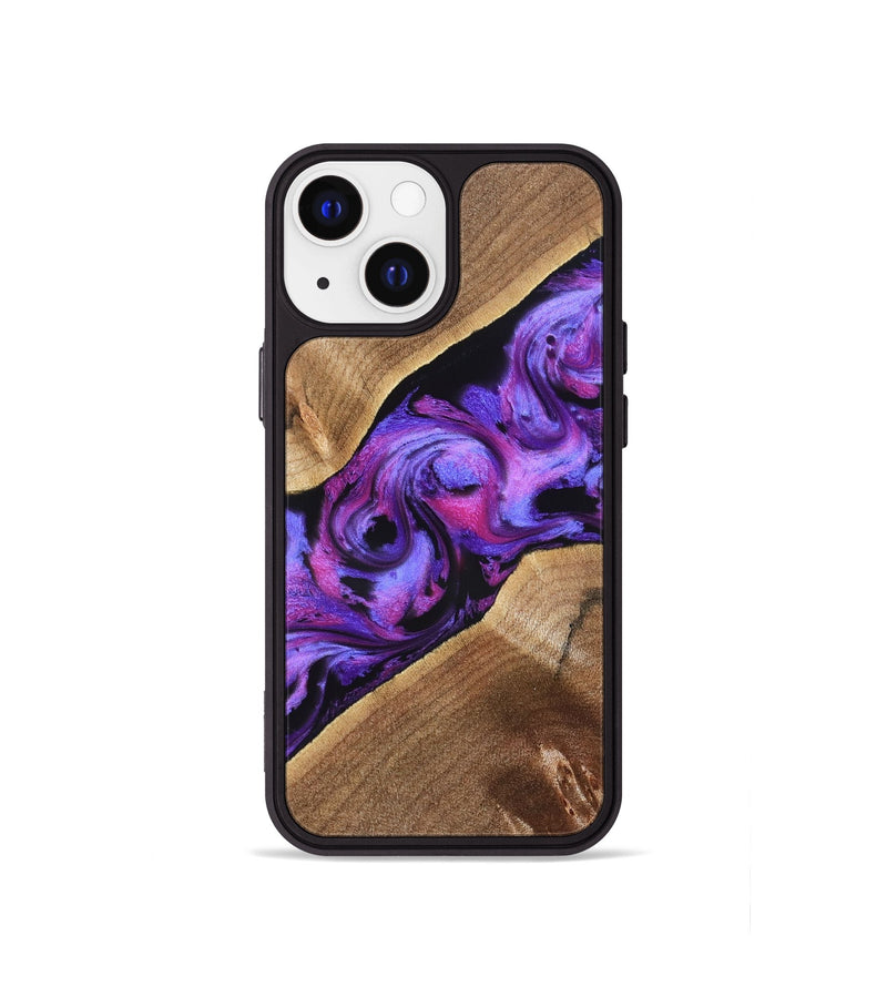 iPhone 13 mini Wood Phone Case - Corey (Purple, 827339)