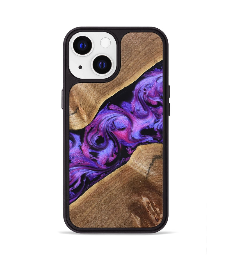 iPhone 13 Wood Phone Case - Corey (Purple, 827339)