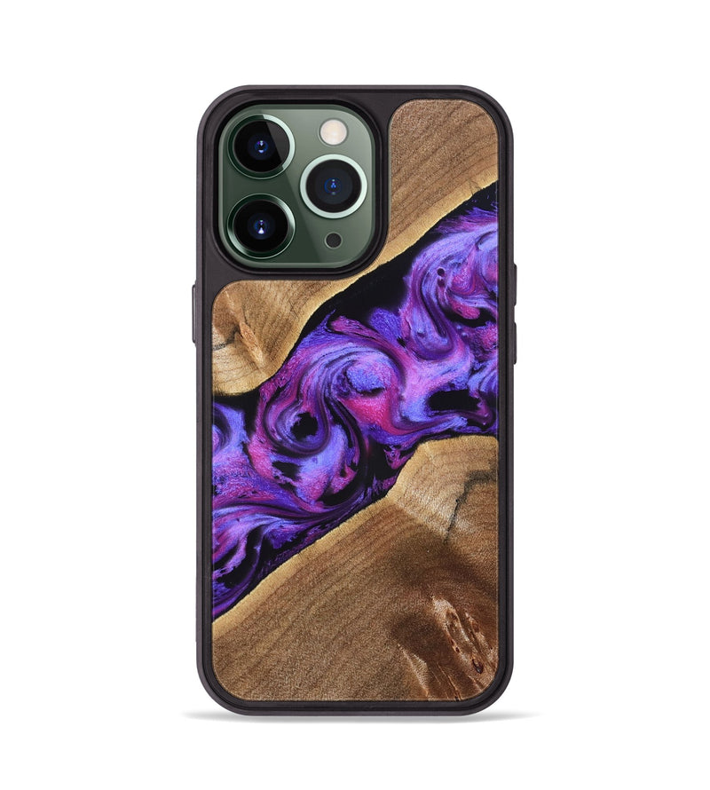 iPhone 13 Pro Wood Phone Case - Corey (Purple, 827339)