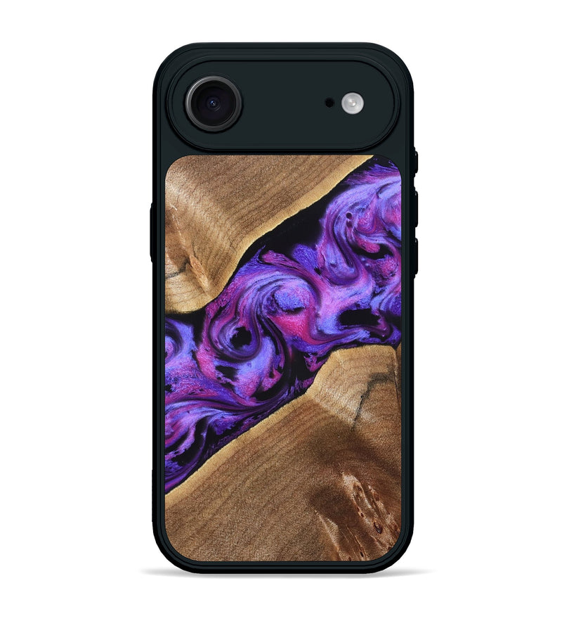 iPhone 17 Air Wood Phone Case - Corey (Purple, 827339)