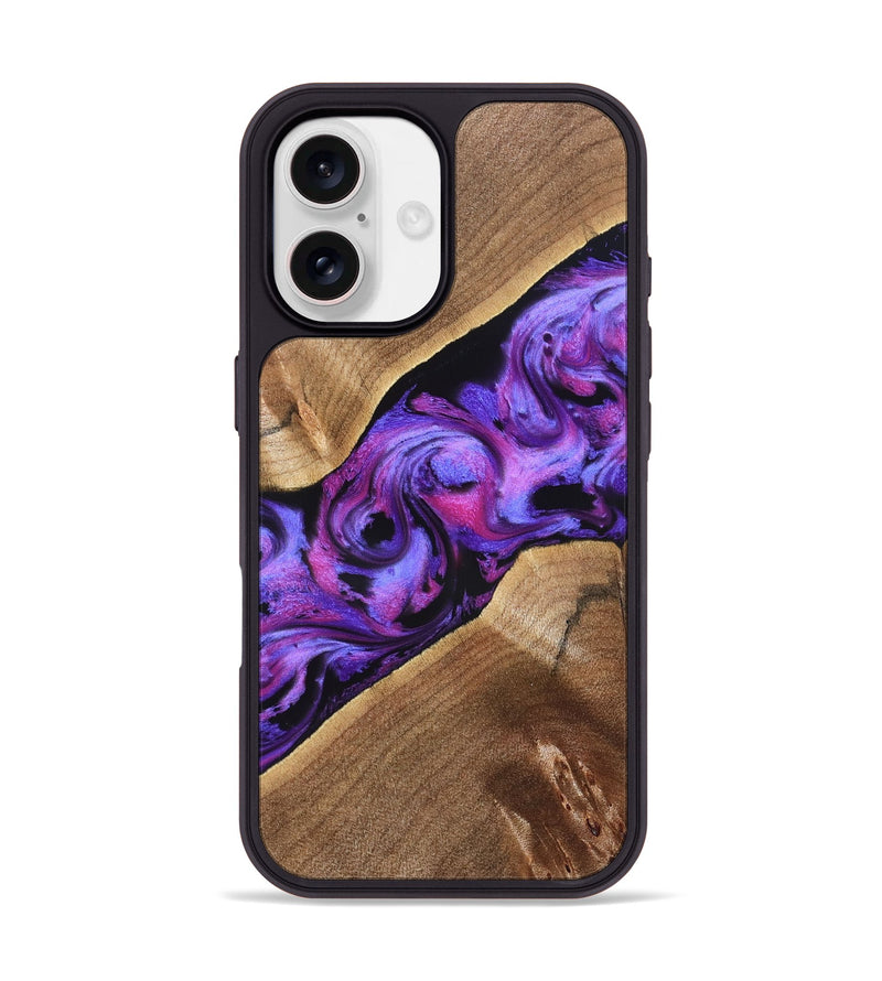 iPhone 17 Wood Phone Case - Corey (Purple, 827339)
