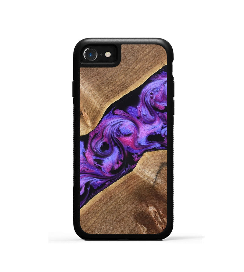 iPhone SE Wood Phone Case - Corey (Purple, 827339)
