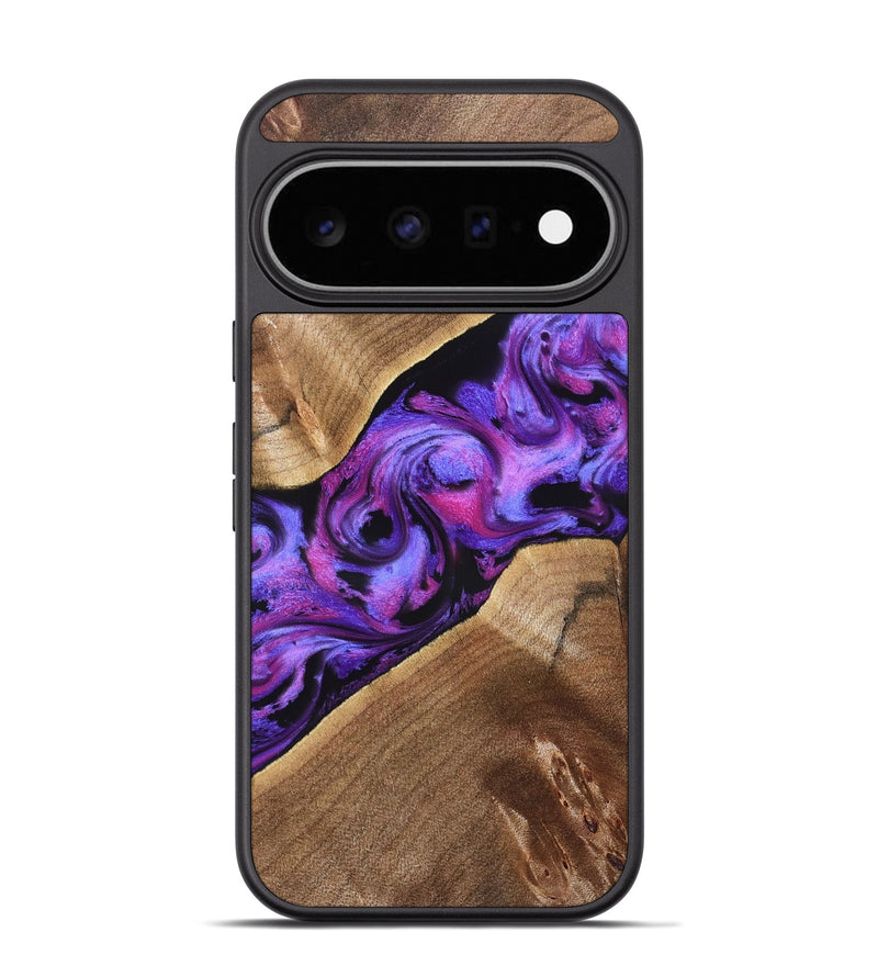Pixel 11 Pro Wood Phone Case - Corey (Purple, 827339)