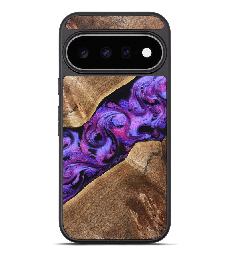Pixel 11 Pro XL Wood Phone Case - Corey (Purple, 827339)