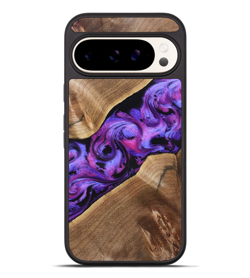 Pixel 9 Pro XL Wood Phone Case - Corey (Purple, 827339)