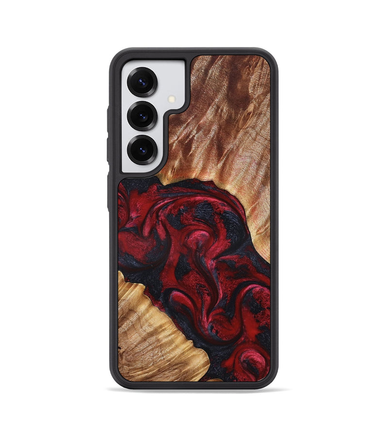 Galaxy S25 Wood Phone Case - Stone (Red, 827340)
