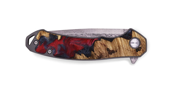 EDC Wood Pocket Knife - Anitra (Red, 827341)
