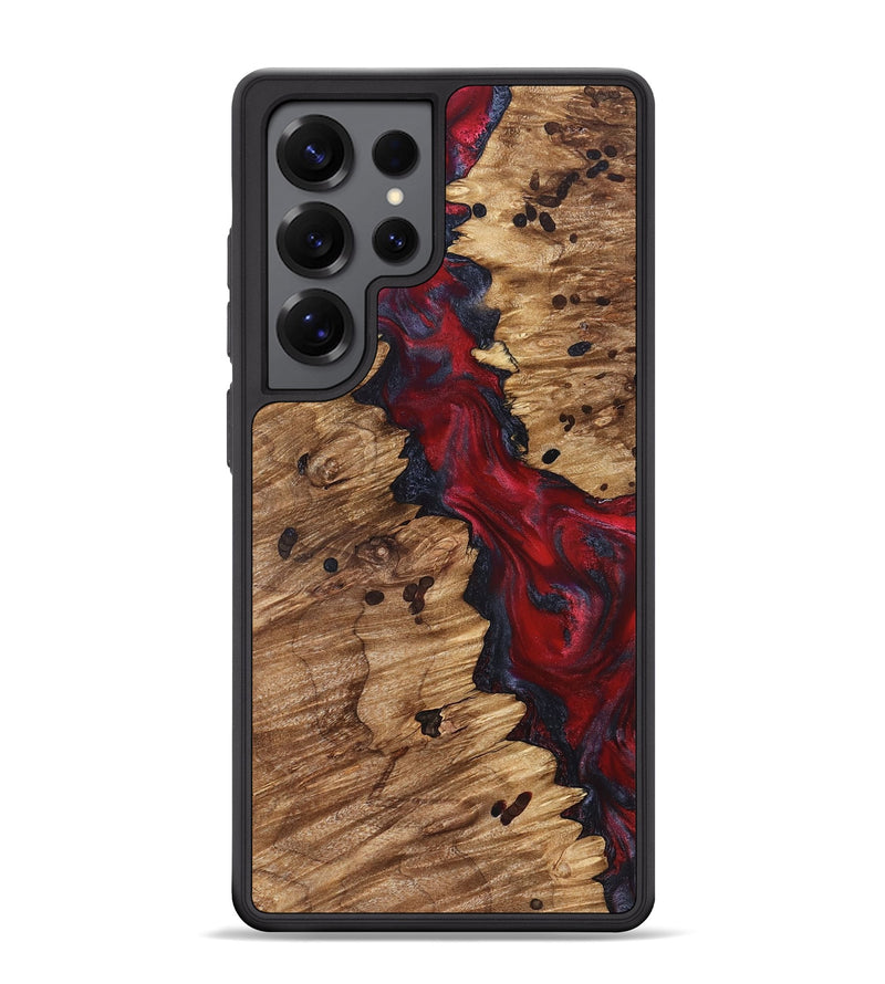 Galaxy S25 Ultra Wood Phone Case - Anitra (Red, 827341)