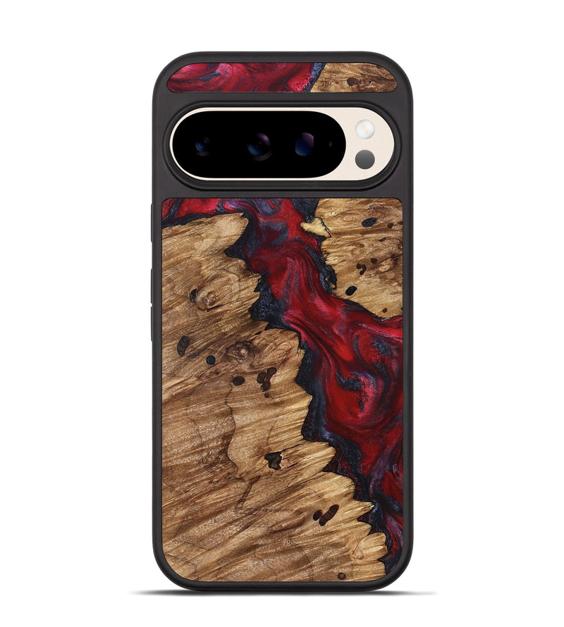 Pixel 10 Wood Phone Case - Anitra (Red, 827341)