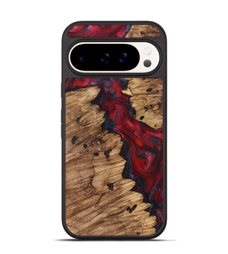 Pixel 9 Pro Wood Phone Case - Anitra (Red, 827341)