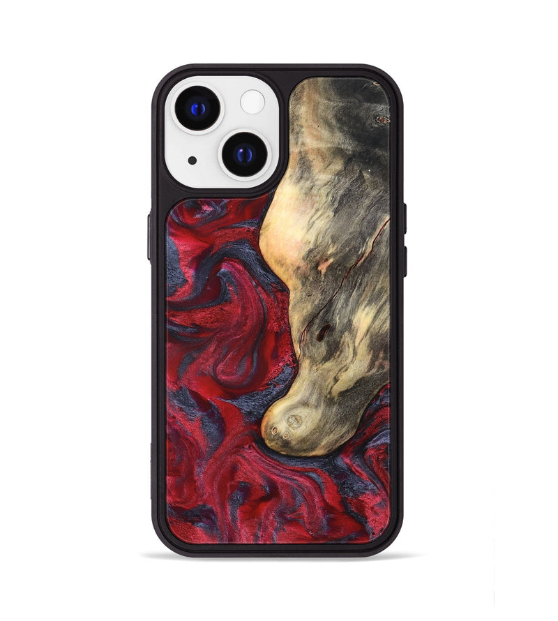 iPhone 13 Wood Phone Case - Smith (Red, 827342)