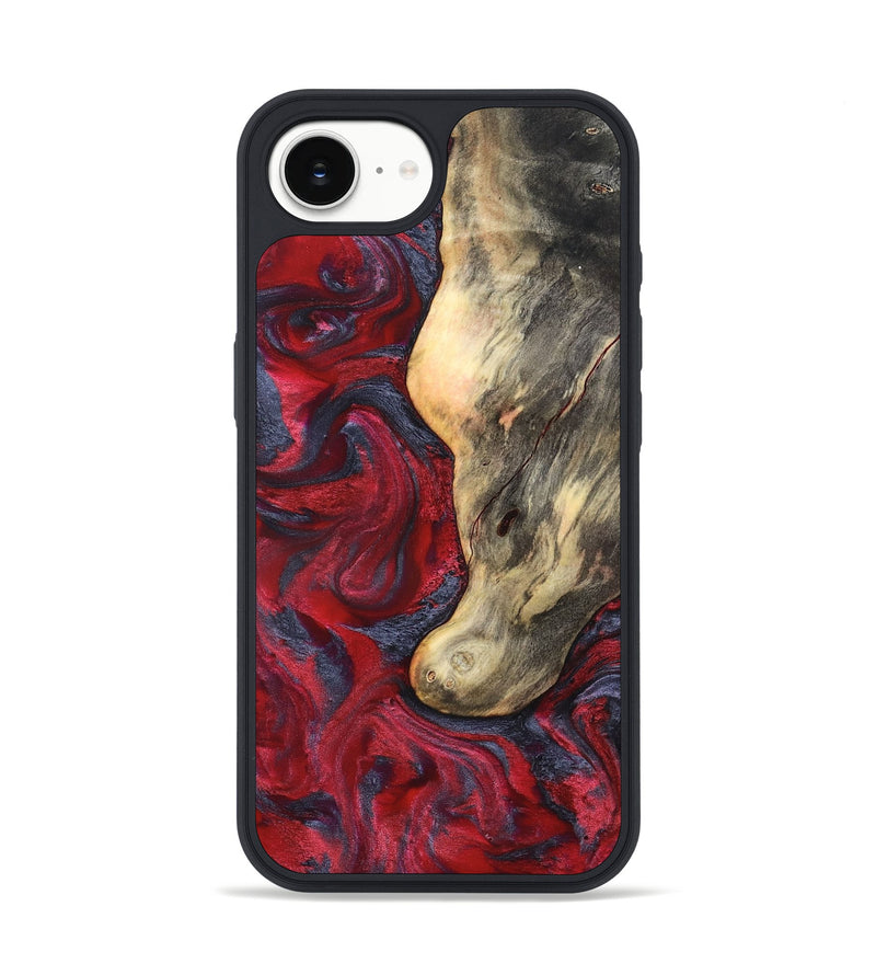 iPhone 16e Wood Phone Case - Smith (Red, 827342)