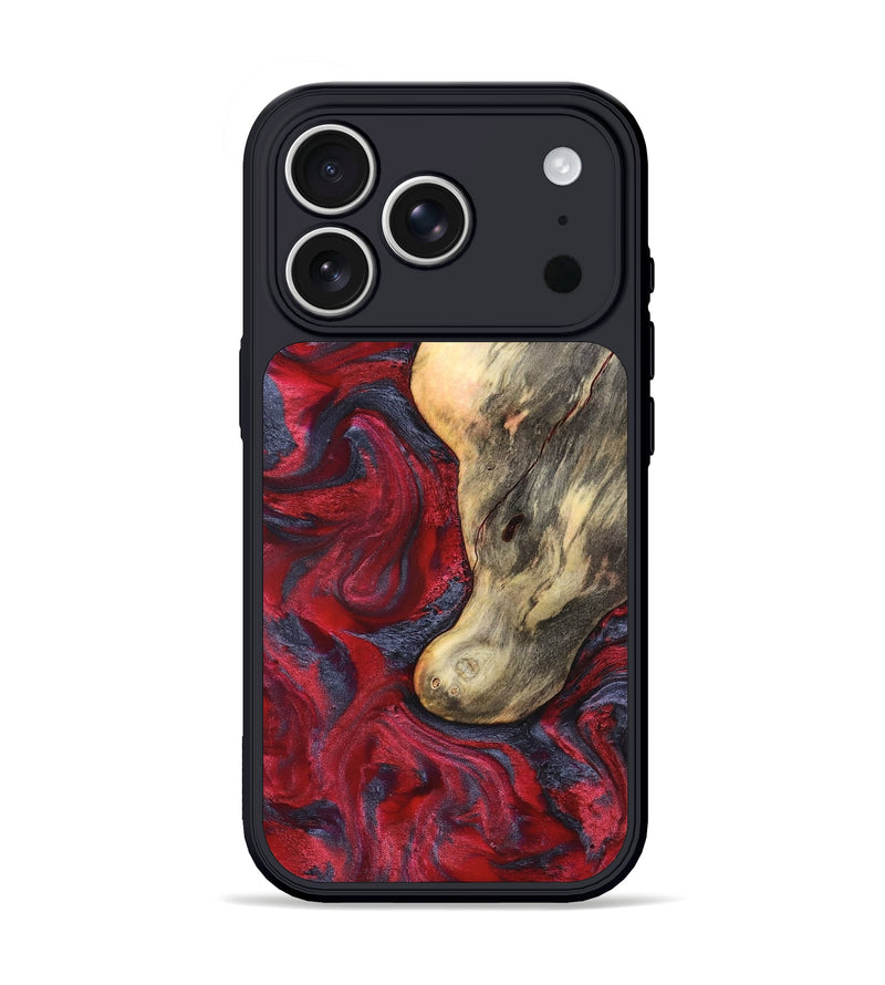 iPhone 17 Pro Wood Phone Case - Smith (Red, 827342)