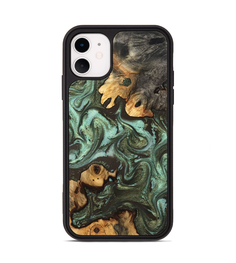 iPhone 11 Wood Phone Case - Aldo (Green, 827343)