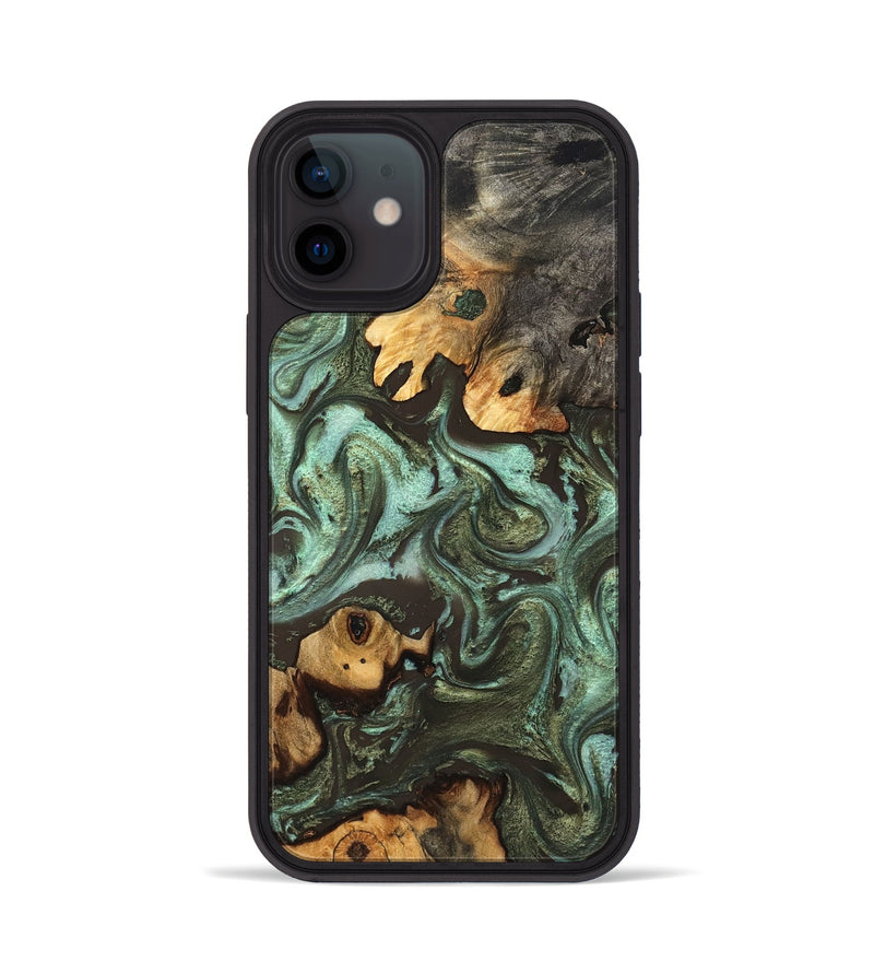 iPhone 12 Wood Phone Case - Aldo (Green, 827343)