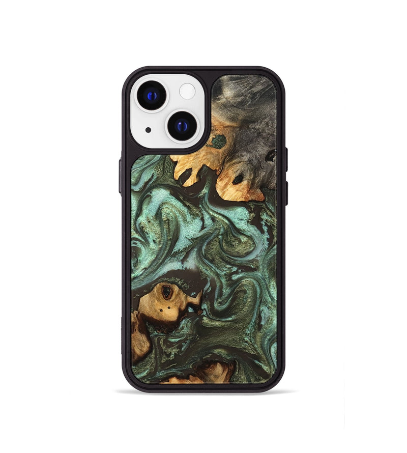 iPhone 13 mini Wood Phone Case - Aldo (Green, 827343)