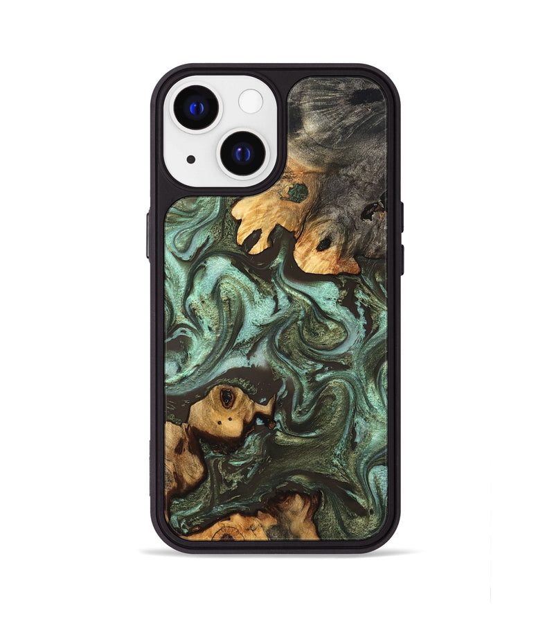 iPhone 13 Wood Phone Case - Aldo (Green, 827343)