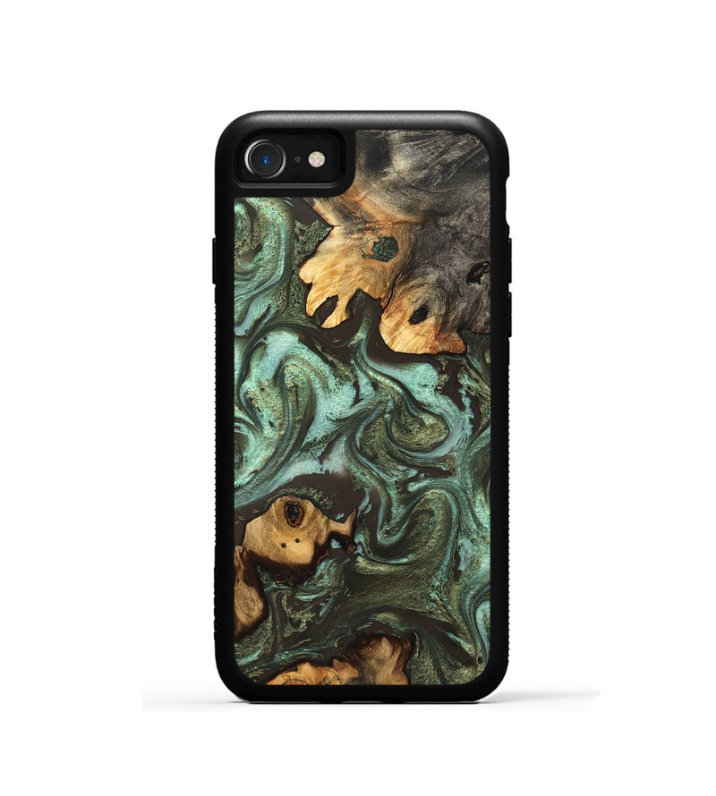 iPhone SE Wood Phone Case - Aldo (Green, 827343)