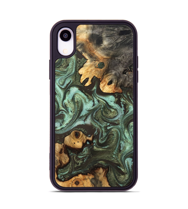 iPhone Xr Wood Phone Case - Aldo (Green, 827343)