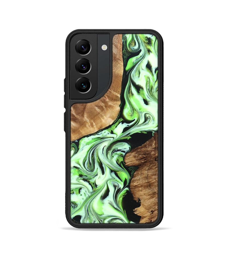 Galaxy S22 Wood Phone Case - Luther (Green, 827345)