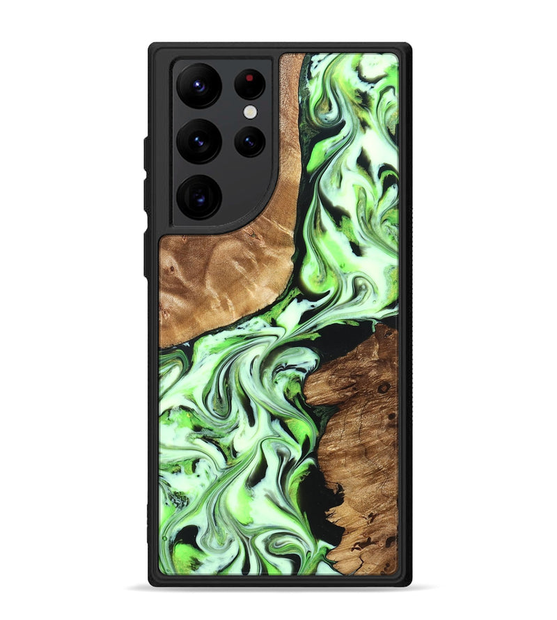 Galaxy S22 Ultra Wood Phone Case - Luther (Green, 827345)
