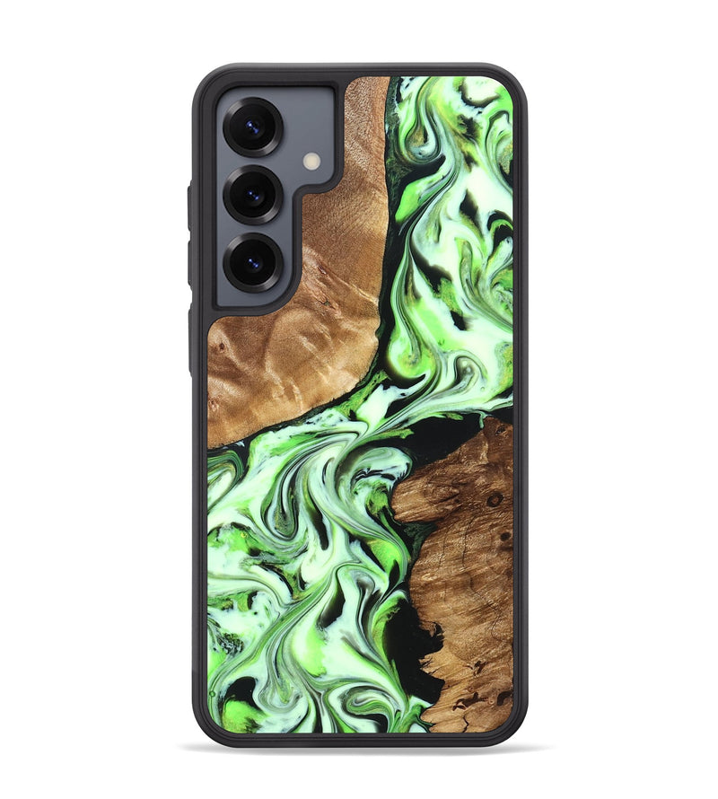 Galaxy S25 Plus Wood Phone Case - Luther (Green, 827345)