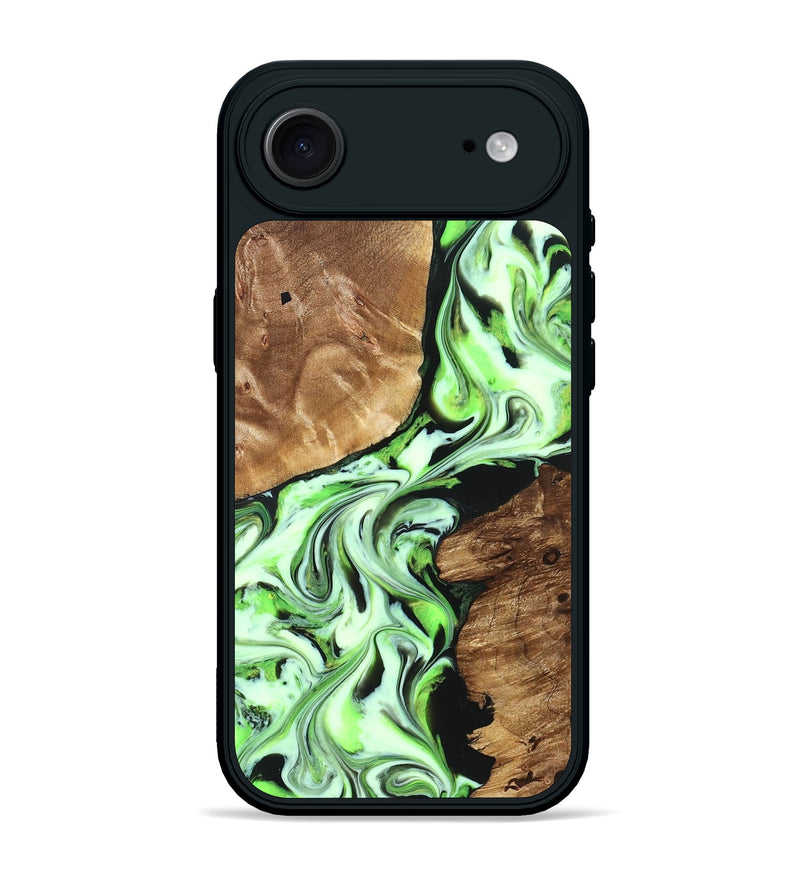 iPhone 17 Air Wood Phone Case - Luther (Green, 827345)