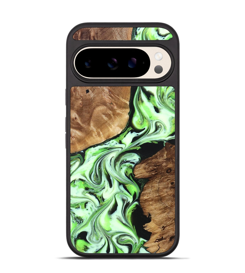 Pixel 10 Wood Phone Case - Luther (Green, 827345)