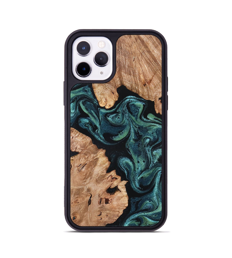 iPhone 11 Pro Wood Phone Case - Maxwell (Green, 827346)