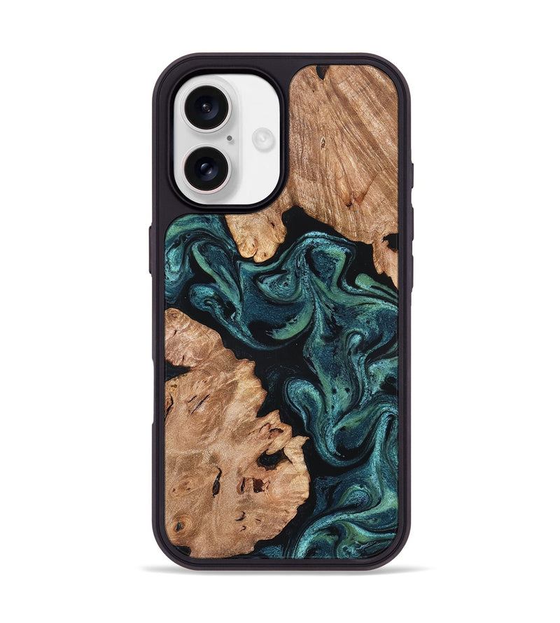 iPhone 17 Wood Phone Case - Maxwell (Green, 827346)