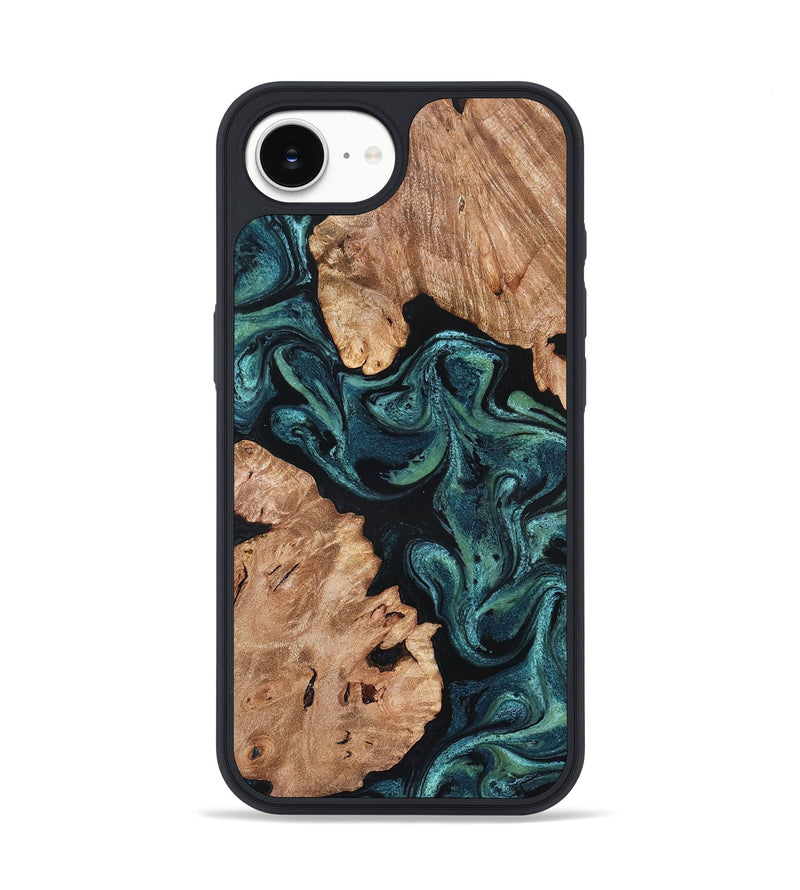 iPhone 17e Wood Phone Case - Maxwell (Green, 827346)