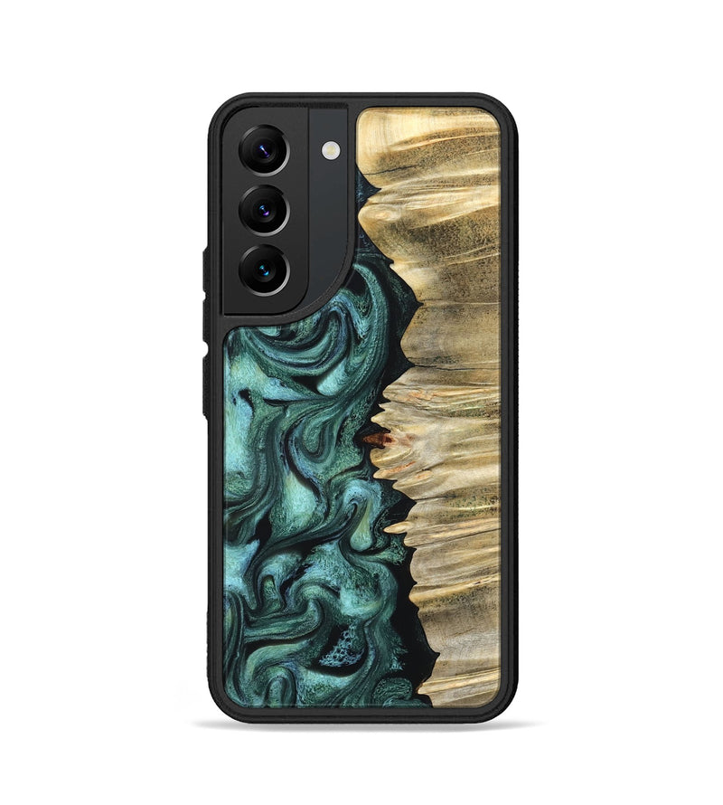 Galaxy S22 Wood Phone Case - Whitley (Green, 827347)