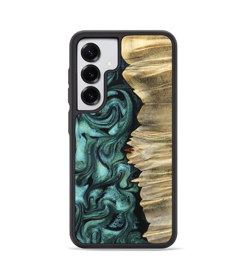Galaxy S25 Wood Phone Case - Whitley (Green, 827347)