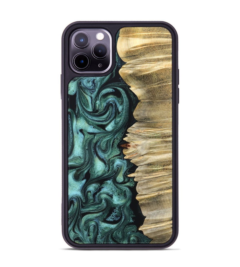 iPhone 11 Pro Max Wood Phone Case - Whitley (Green, 827347)