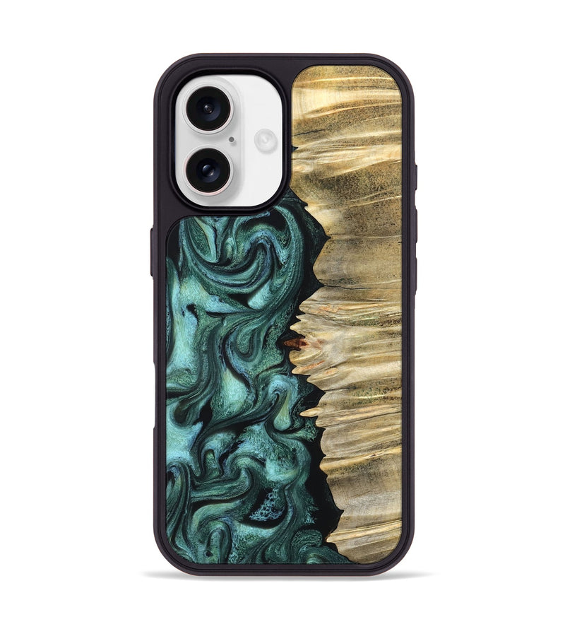 iPhone 17 Wood Phone Case - Whitley (Green, 827347)