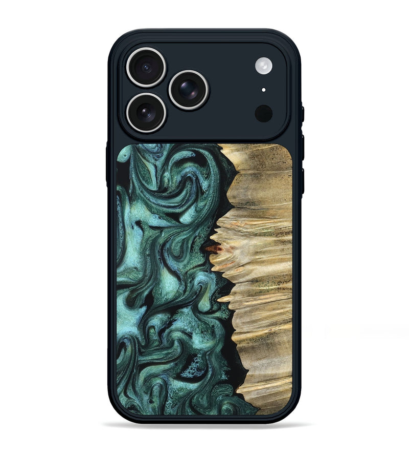iPhone 17 Pro Max Wood Phone Case - Whitley (Green, 827347)