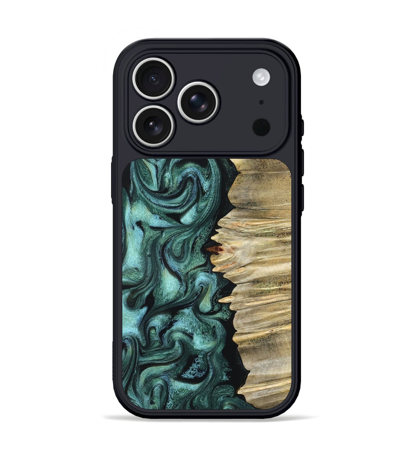 iPhone 17 Pro Wood Phone Case - Whitley (Green, 827347)