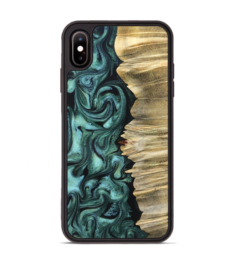 iPhone Xs Max Wood Phone Case - Whitley (Green, 827347)