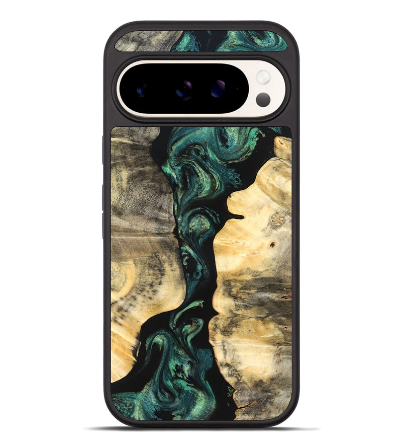 Pixel 10 Pro XL Wood Phone Case - Selene (Green, 827348)