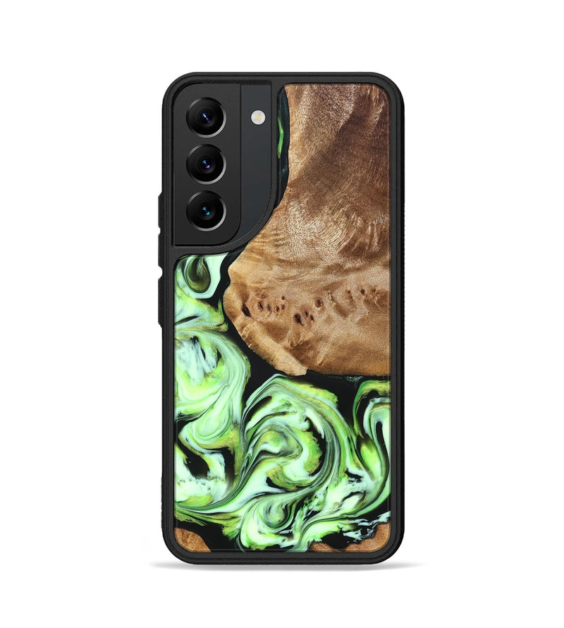 Galaxy S22 Wood Phone Case - Elyssa (Green, 827349)