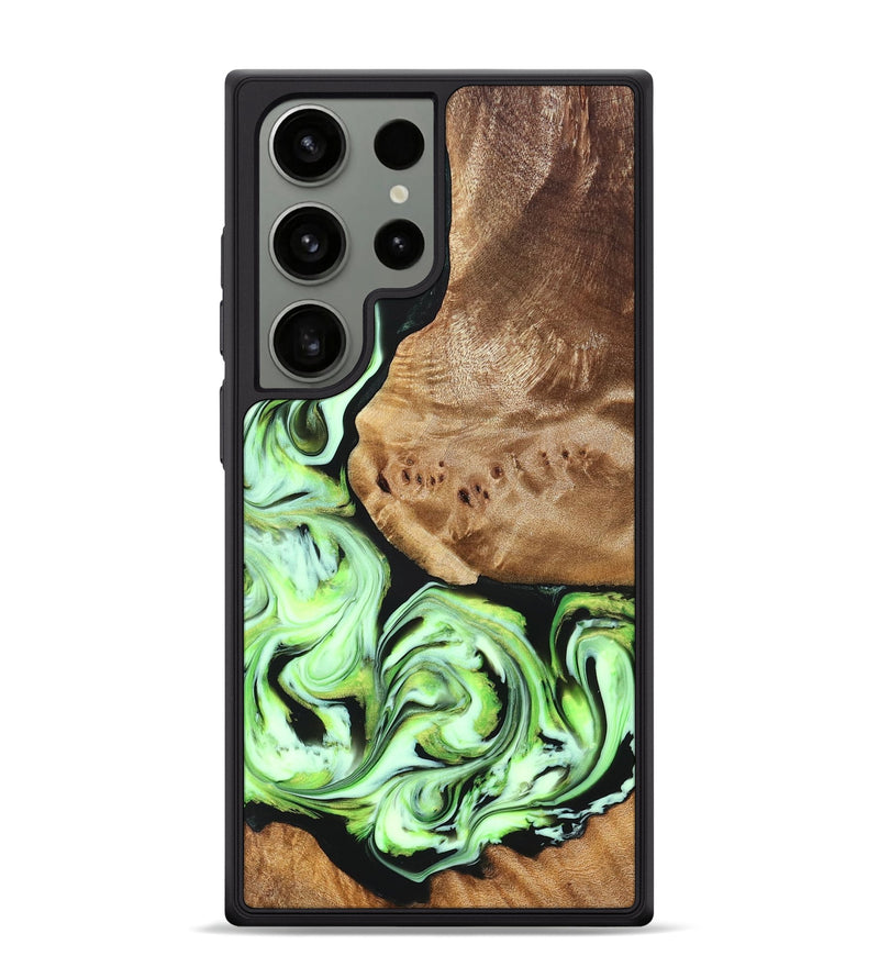 Galaxy S24 Ultra Wood Phone Case - Elyssa (Green, 827349)