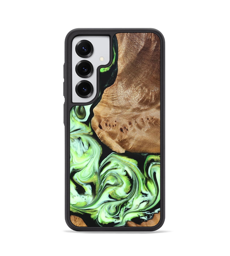 Galaxy S25 Wood Phone Case - Elyssa (Green, 827349)