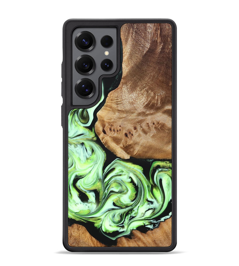 Galaxy S25 Ultra Wood Phone Case - Elyssa (Green, 827349)