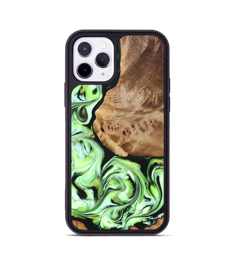iPhone 11 Pro Wood Phone Case - Elyssa (Green, 827349)