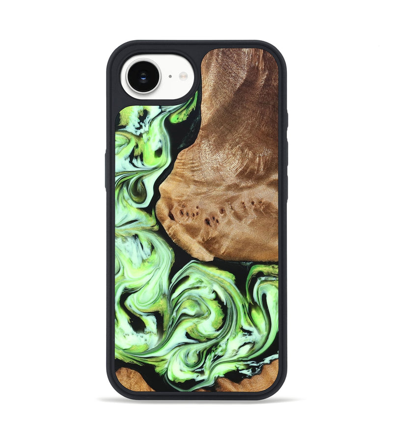 iPhone 16e Wood Phone Case - Elyssa (Green, 827349)