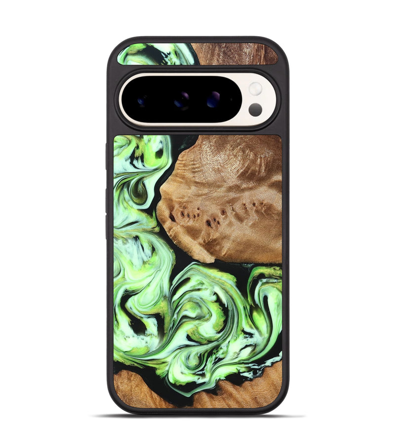 Pixel 9 Wood Phone Case - Elyssa (Green, 827349)